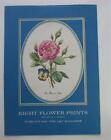 Woman's Day Magazine 1954 Eight Flower Prints Second Series Subscripton Offer