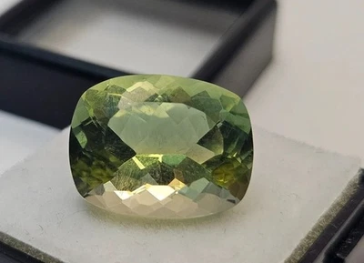 AwesomeBi-Colour Tourmaline Natural Cushion Cut 9-11 Ct Certified Loose Gemstone - Image 1 of 4