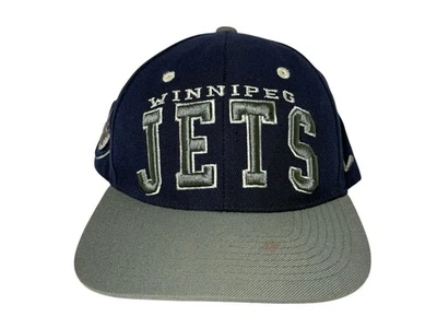 Winnipeg Jets Snapback Hat Zephyr Blue Cap NHL Hockey Preowned - Image 1 of 4