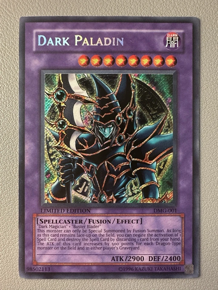 Dark Paladin Limited Edition DMG-001 Yu-Gi-Oh! - Image 1 of 2