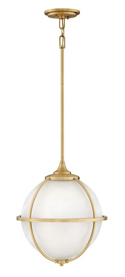 Hinkley Lighting 4744SA Odeon - 3 Light Medium Orb Pendant Satin Brass Finish