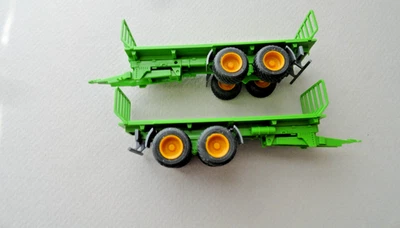 WIKING HO SCALE DUAL AXLES HAY TRAILERS - Image 1 of 4