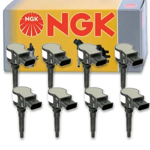 8 pcs NGK Ignition Coil for 2007-2014 Mercedes-Benz CLS63 AMG 6.3L 5.5L V8 - sq - Picture 1 of 5