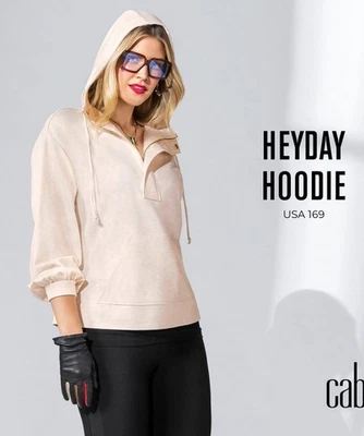 Cabi NUEVA Sudadera con Capucha Heyday #4436 Marfil - $32 (original $169) - Talla X-PEQUEÑA Foto 1 de 4