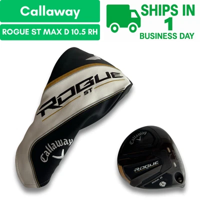 Callaway ROGUE ST MAX D Driver 10.5* solo testa RH copricapo USATO SPEDIZIONE VELOCE - Immagine 1 di 4