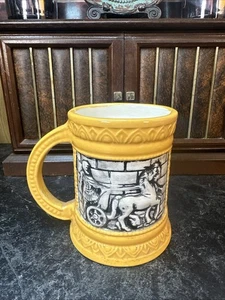 Vintage Majolica Roman Chariot Mug - Picture 1 of 3