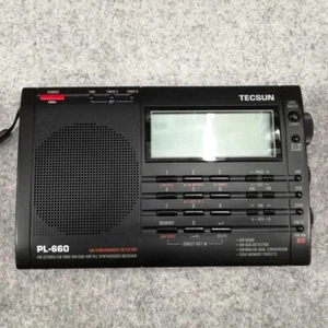 TECSUN PL-660 Black FM/LW/MW/SW/AIR Airband BCL Radio Small High Performance - Picture 1 of 10