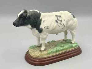 Border Fine Arts Studio Cattle County Show Belgian Blue Bull A0742 Figur. - Bild 1 von 3