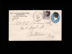 Office School Board Cambridge Maryland 1890 Franklin Uprated PSE to Balimore 6l - Picture 1 of 2