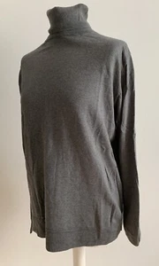 MASSIMO DUTTI ROLLKRAGEN PULLOVER IN ANTHRAZIT GR.XL - Bild 1 von 9