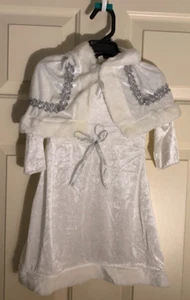 NWT Toddler SNOW PRINCESS 2-piece Costume with Capelet Child Size 2T-3T Holiday - Picture 1 of 8