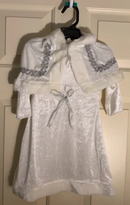 NUEVO CON ETIQUETAS Disfraz de PRINCESA DE LAS NIEVES 2 piezas con capelet niño talla 2T-3T vacaciones Foto 1 de 4