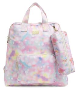 Luv Betsey by Betsey Johnson Backpack with Pencil Case pastel photo dot