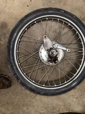 63-66 honda ca-200 rueda delantera, freno y radios, 44601030000 Foto 1 de 4