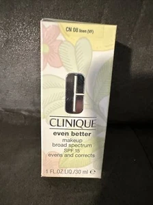 Clinique Even Better Makeup Broad Spectrum Spf 15 CN 08 Linen 1oz Foundation - Picture 1 of 3