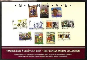 UNO Genf postfrische Jahressammelmappe 1987 komplett - Picture 1 of 1