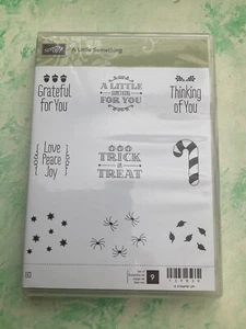 Neu Stampin Up! A Little Something - 139830 Stempelset 9 Halloween Weihnachten - Bild 1 von 2