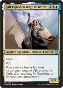 MTG Magic DOM - (x2) Raff Capashen, Ship's Mage/Mage de ship, French/VF - Bild 1 von 1