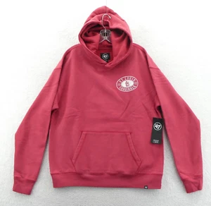 St Louis Cardinals Hoodie Mens Medium '47 Brand Baseball Red Sweatshirt MLB New - Picture 1 of 8