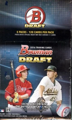 2016 BOWMAN DRAFT PICKS BASEBALL SUPER JUMBO BOX BLOWOUT CARDS - Image 1 of 2
