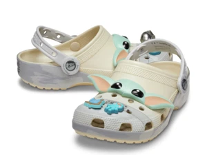 Crocs Star Wars Grogu Classic Men and Women's Clog Bone M4W6 - Picture 1 of 7