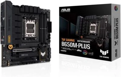 ASUS AMD RYZEN 7000 AMD B650 AM5 Motherboard TUF GAMING B650M-PLUS. - Image 1 of 4