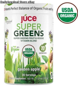 Terra Kai Organic Juce Super Greens Fruit and Veggie Powder, 13.23 Oz - FRESH - Picture 1 of 4