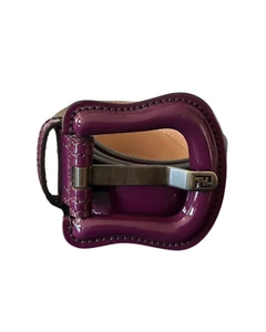 Fendi Magenta Leather Belt - Picture 1 of 5
