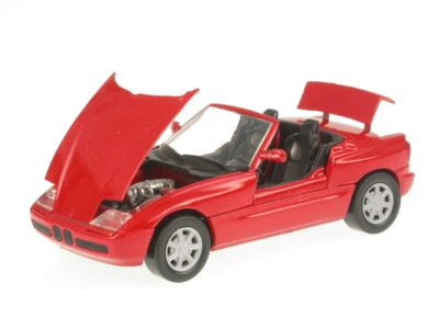 BMW Z1 red diecast model car Schabak 1/43 Präzisionsmodell made in Germany - Image 1 of 4