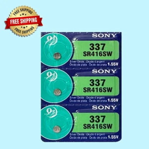 Sony 337 SR416SW Watch Battery (Exp 10/2026 )  3Pc - Picture 1 of 2