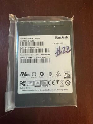 SANDISK X300S 512GB SSD SATA SD7SB2Q-512G 2.5" Solid State Drive - Image 1 of 2