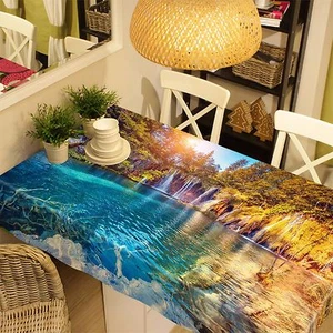 3D Forest 8890 Tablecloth Table Cover Cloth Birthday Party Event AJ WALLPAPER AU - Picture 1 of 1