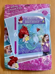 The Little Mermaid Ariel Party Scene Setter 5 pc Wall Decorating Kit - Picture 1 of 3