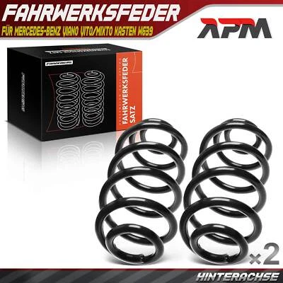 2x muelles suspensión trasera para Mercedes-Benz Viano Vito/Mixto caja W639 - Imagen 1 de 4