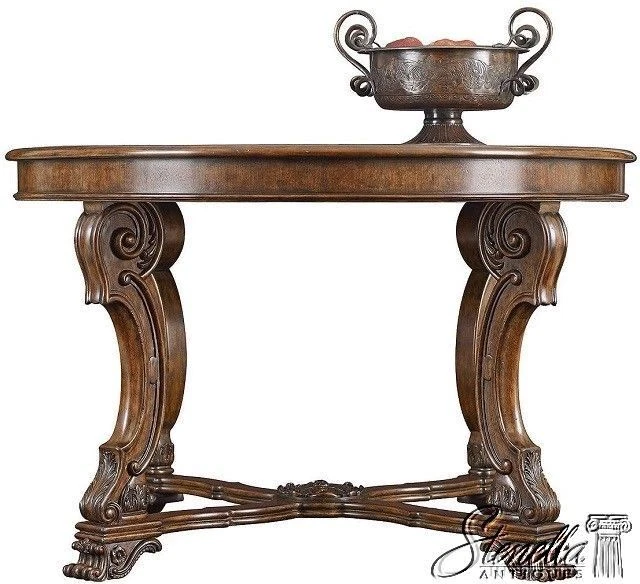 L43465: Mesa de centro redonda con incrustaciones HENREDON 2600-55 ~ NUEVA Foto 1 de 4