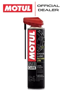 GRASSO SPRAY MOTUL C4 CHAIN CLEAN MC CARE x LUBRIFICARE CATENA MOTO 400 ML - Imagen 1 de 7
