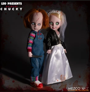 Mezco LDD Living Dead Dolls Chucky and Tiffany Boxed Set - Picture 1 of 1