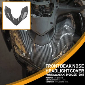 Fibra di carbonio Guarda Superiore Faro Davanti Copertina Per Kawasaki Z 900 - Imagen 1 de 12