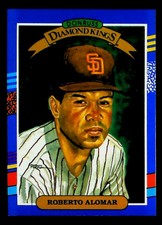 Roberto Alomar 1990 Donruss Diamond Kings #12 Padres