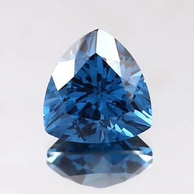 AAA Impecable Mozambique Turmalina Azul Suelto Trillón Corte Piedras Preciosas Corte 6.55 Crt Foto 1 de 4