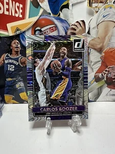 2014 2015 Panini Donruss Carlos Boozer 124 Holo Swirlorama Prizm Raro Lakers - Imagen 1 de 2
