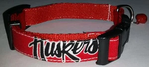 Nebraska Cornhuskers COLLAR Cat Dog Puppy Small Pet NCAA Fan Game Gear Team Shop - Picture 1 of 2