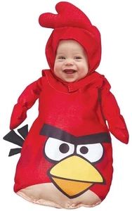 BABY ANGRY BIRDS ROJO BUNTING VESTIDO ELEGANTE DISFRAZ DE HALLOWEEN CON LICENCIA - Imagen 1 de 2