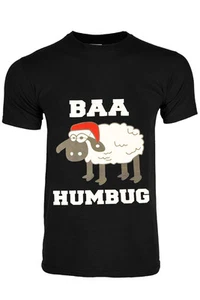 Mens Santa Waving Chimney Xmas Stretchy T Shirt Christmas Crew Neck Pullover Top - Picture 1 of 33