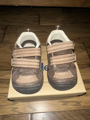 Stride Rite SRT Woody Espresso Boy Toddler 4M Shoes Brown  - Image 1 of 4