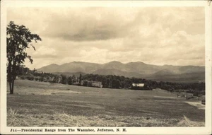 JEFFERSON NH Waumbec Presidential Range SHOREY STUDIO J44 RPPC - Imagen 1 de 2