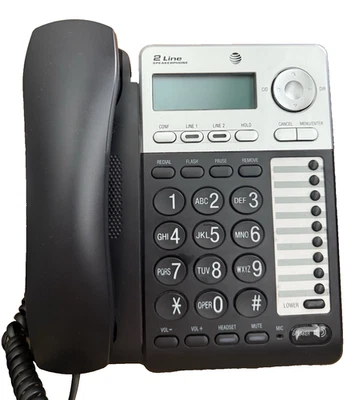 AT&T 2-Line Corded Speakerphone Caller ID Phone -  Model  17929-Tested - Image 1 of 3