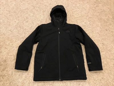 The North Face Boys Size Large 14 / 16 Windwall Full Zip Up Hooded Jacket Black - Image 1 of 4