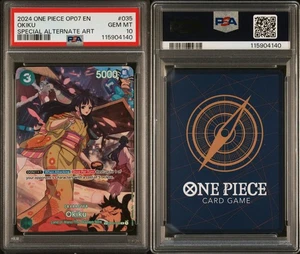 Okiku (SP) OP01-035 500 Years in the Future Foil PSA 10 - Picture 1 of 1