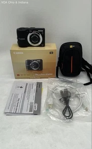 Canon PowerShot A1400 16.0 MP Digital Camera Bundle - Black - Picture 1 of 12